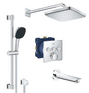 Душевая система Grohe Grohtherm SmartControl+Vitalio Comfort 250 хром UA202801C3