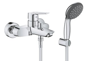 Змішувач для ванни Grohe Start хром 23413002 з душовим гарнітуром