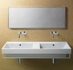 Раковина для ванної підвісна Catalano NEW LIGHT 125x48x14 см біла 1125LI00