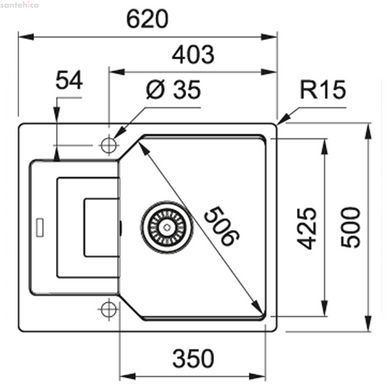 КУХОННА МИЙКА FRANKE URBAN UBG 611-62 BLACK EDITION 114.0699.235