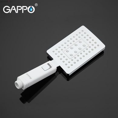 Смеситель для напольной ванны GAPPO G3007-8, белый/хром