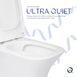 Унитаз напольный Qtap Presto Quadro Ultra Quiet QTPRE27W51021 с бачком и сиденьям Soft Close