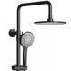 Душевая система DUSEL LACIO Black Matt 231355000