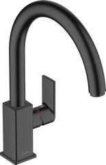 Змішувач hansgrohe Vernis Shape M35 для кухні, чорний матовий 71871670