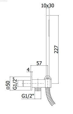 Душевая система скрытого монтажа Paffoni черный матовый KIT CASCADE099NO