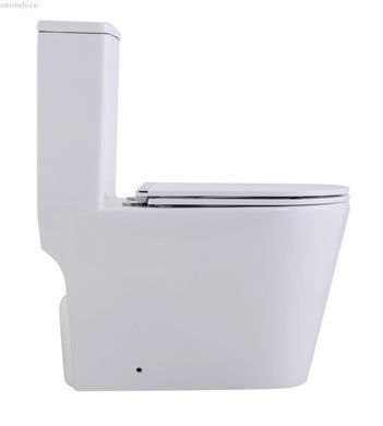 Унитаз напольный Qtap Swan Ultra Quiet QT16226080AW с бачком и сиденьям Soft Close