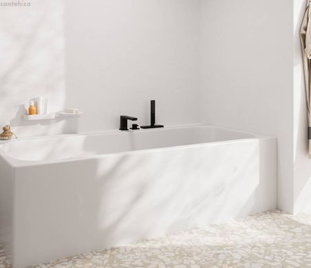 Смеситель на борт ванны Hansgrohe Tecturis E чёрный матовый 73443670