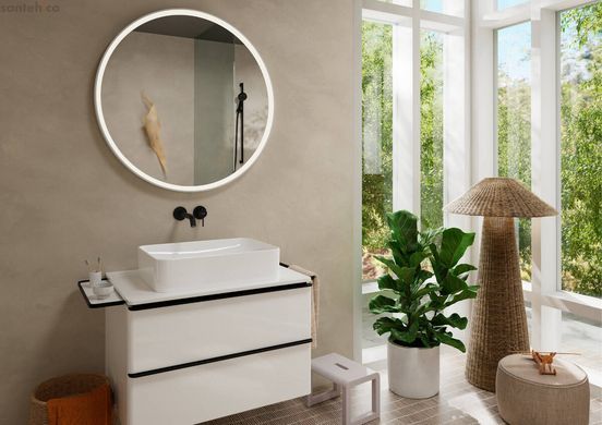 Змішувач для раковини Hansgrohe Tecturis S чорний матовий 73351670