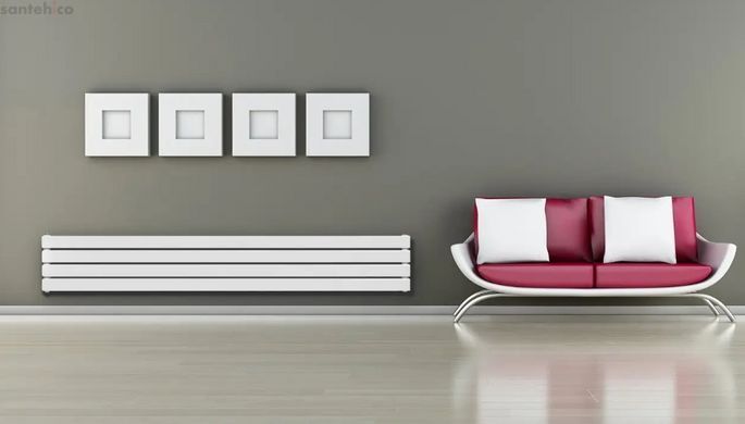 Дизайнерский радиатор отопления ARTTIDESIGN Livorno ІІ G 4/272/1800/50 белый матовый LV II.G.4.27.180.W