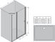 Ravak Душевые двери двухэлементные Chrome CSD2-110 белый+Transparent