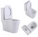 Унитаз напольный Qtap Swan Ultra Quiet QT16226080AW с бачком и сиденьям Soft Close