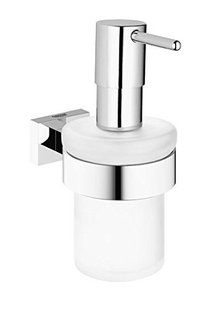 Дозатор для жидкого мыла с держателем Grohe ESSENTIALS CUBE NEW 40756001