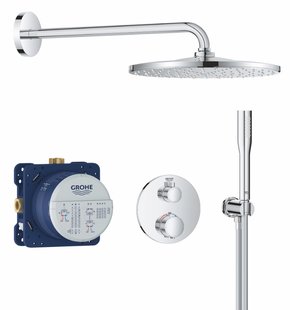 Душевая система скрытого монтажа Grohe Grohtherm Rainshower Mono 310 хром 34869000