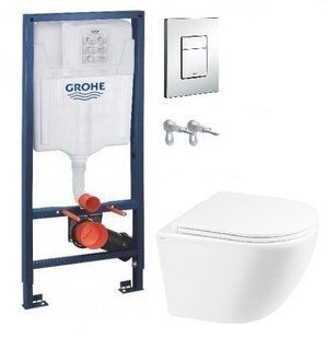 Инсталляция Grohe Rapid SL 38772001 + Унитаз Q-TAP Robin с сиденьем Soft Close QT1333046ENRW