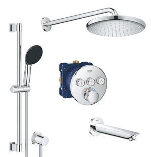 Душевая система Grohe Grohtherm SmartControl+Vitalio Start 250 хром UA202801R3