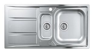 Мийка для кухні Grohe з ексцентриком, 2 чаші, матова 31567SD0