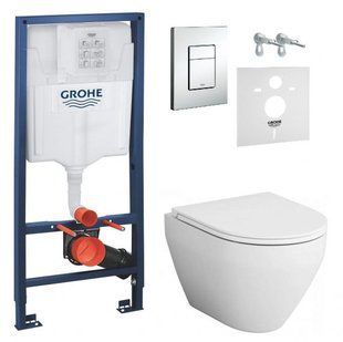 Инсталляция Grohe Rapid SL 38772001 + Унитаз подвесной Am Pm Spirit FlashClean C701700WH