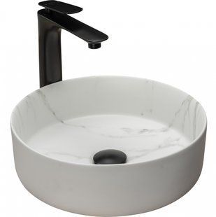 Умывальник (раковина) REA SAMI MARBLE MAT накладной REA-U8703