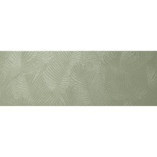 Плитка KENTIA GREEN RECT, глянцева, глазурована, структурована, біла глина