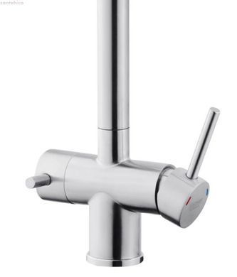 Смеситель для кухни с подключением к фильтру Kroner KRP Edelstahl Klassisch - ESG03815BLK CV027933