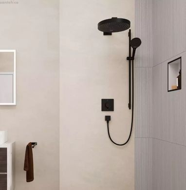 Смеситель на борт ванны Hansgrohe Tecturis E чёрный матовый 73443670