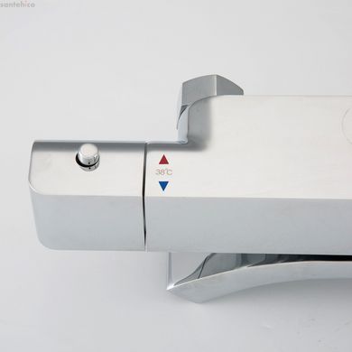 Душова система з термостатом GAPPO G2407-40, вилив - перемикач на лійку, хром