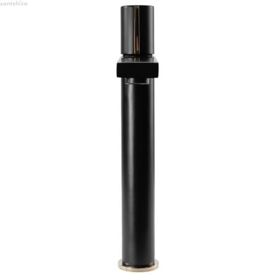 Смеситель для раковины (умывальника) REA ICON BLACK L.GOLD черный высокий REA-B5681