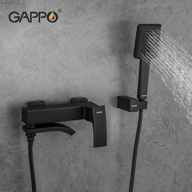 Смеситель для ванны GAPPO G3207-6 черный