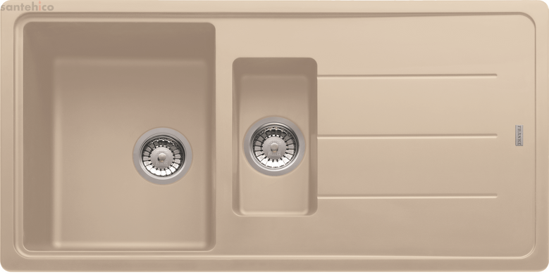 Кухонна мийка Franke Basis BFG 651 (114.0676.272) гранітна - врізна - оборотна - колір Бежевий