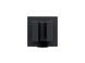 Душовий гарнітур прихованого монтажу Corsan ADOUR BLACK+BOX чорний з термостатом Z01TBL