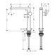 Смеситель для раковины Hansgrohe Tecturis E CoolStart EcoSmart+ шлифованная бронза 73070140