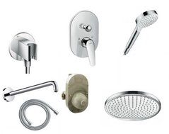 Набор скрытого монтажа для душа HANSGROHE Novus (71047000,31741180,26723000,27413000,26487000,28168000 , 26331400 ), 1A101218