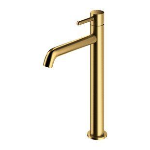 Смеситель для умывальника Omnires Y brushed gold высокий (Y1212GLB)