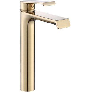Смеситель для раковины (умывальника) REA HASS GOLD MATT золотой высокий матовый REA-B9971