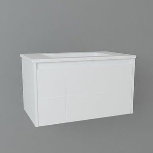 Тумба з раковиною Devit Laguna 0021110W 80, білий