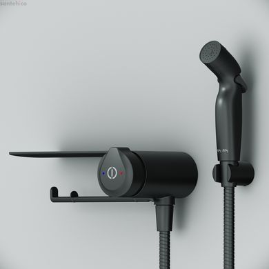 Змішувач TouchReel, що монтується в стіну з гігієнічним душем та полицею F0H85A822 AM.PM X-Joy