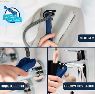 Смеситель для биде Grohe Dice черный матовый 1018772430