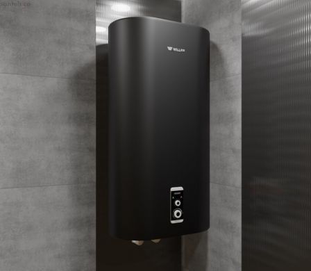 Накопичувальний водонагрівач WILLER Grand 100 л чорний алюміній EV100DR