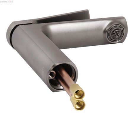 Смеситель для раковины Qtap Slavonice оружейная сталь QTSLA270GMB45924