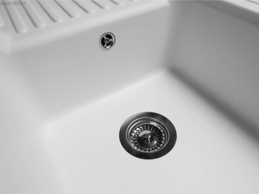 Кухонна мийка ORLEAN біла 0000038