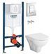 Инсталлиция Grohe Rapid SL 38772001 3 в 1 + Унитаз подвесной Am.Pm Hit FlashClean CTA1700SC с сиденьям Soft Close
