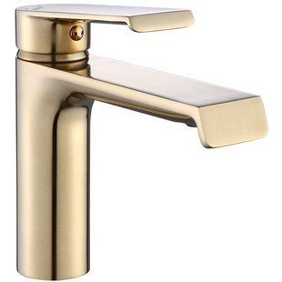 Смеситель для раковины (умывальника) REA HASS GOLD MATT золотой матовый низкий REA-B9969