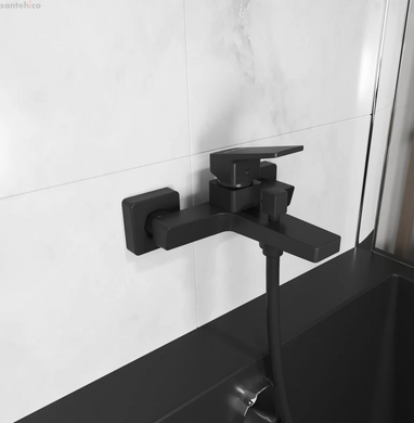 Смеситель для ванны Koller Pool Cube черный матовый 1104300605
