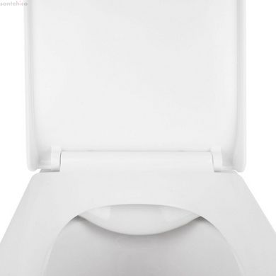 Унітаз підвісний Qtap Tern безободковий з сидінням Slim Soft-close QT1733052ERW
