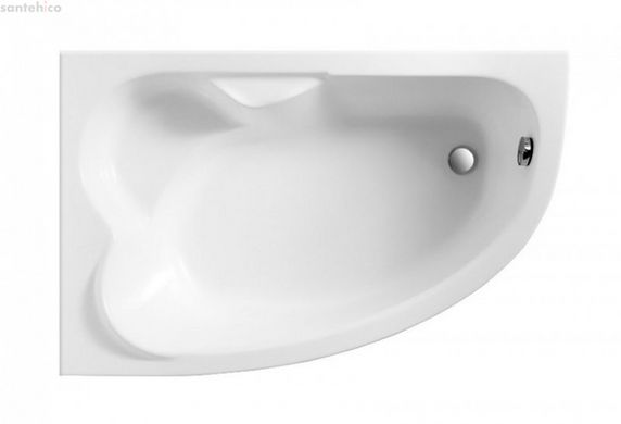 Акриловая ванна Polimat Noel 140x90 L 00777 белая, левая