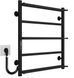 Полотенесушитель электрический Deffi Ladder 500x600 черный матовый C.LK.60.50.5.E.B.L.1 левый