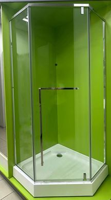 Душова кабіна Veronis 90x90 (Профіль - хром, скло - прозоре) KN-17-00
