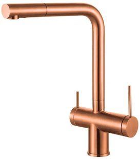 Змішувач для кухні Fabiano FKM 3114 SS Nano Copper pvd-мідь 8231.401.1143 під фільтровану воду