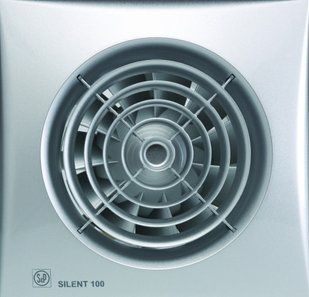 Малошумний вентилятор Soler & Palau SILENT-100 CZ SILVER
