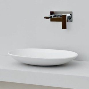 Умывальник керамический 60 см Artceram La Fontana, white glossy (LFL001 01; 00)